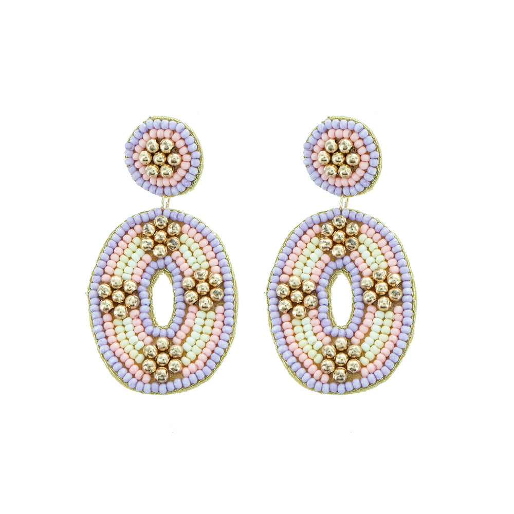 Pastel beaded Earrings