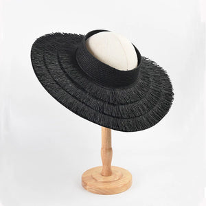 
                  
                    Raffia Fringe Visor Hat
                  
                