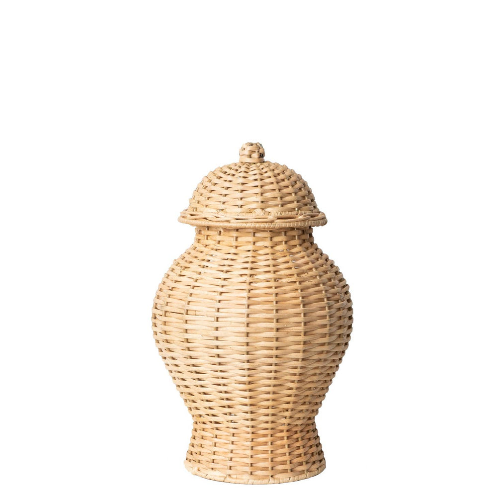 Wicker Ginger Jar