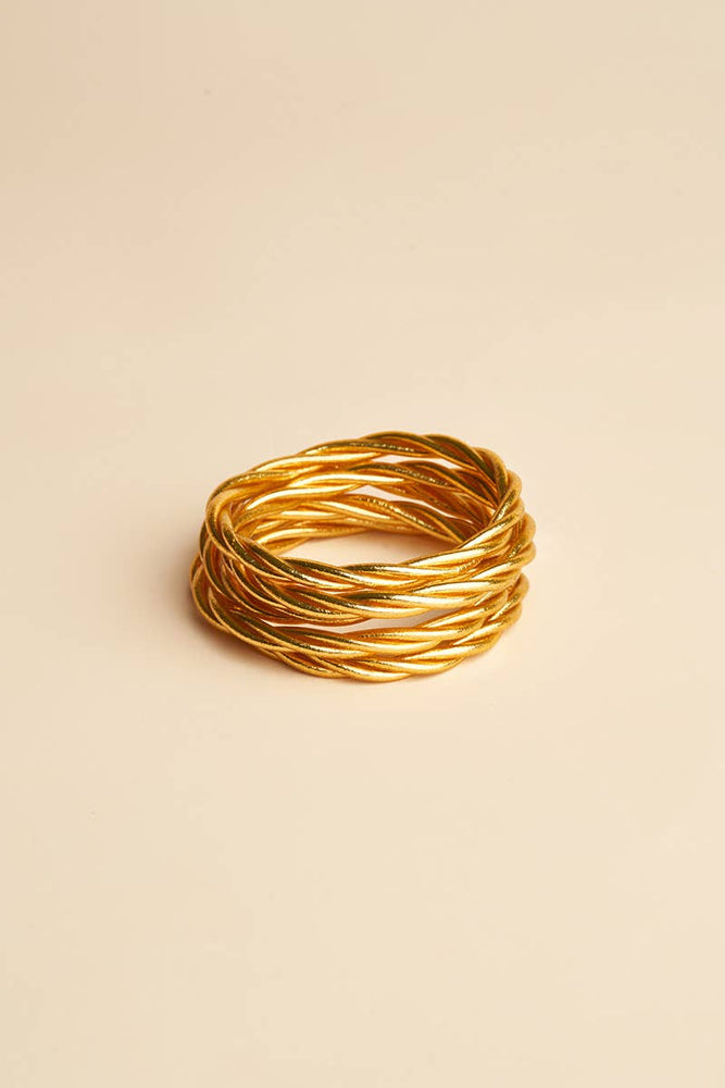 Gold Twist Bracelet
