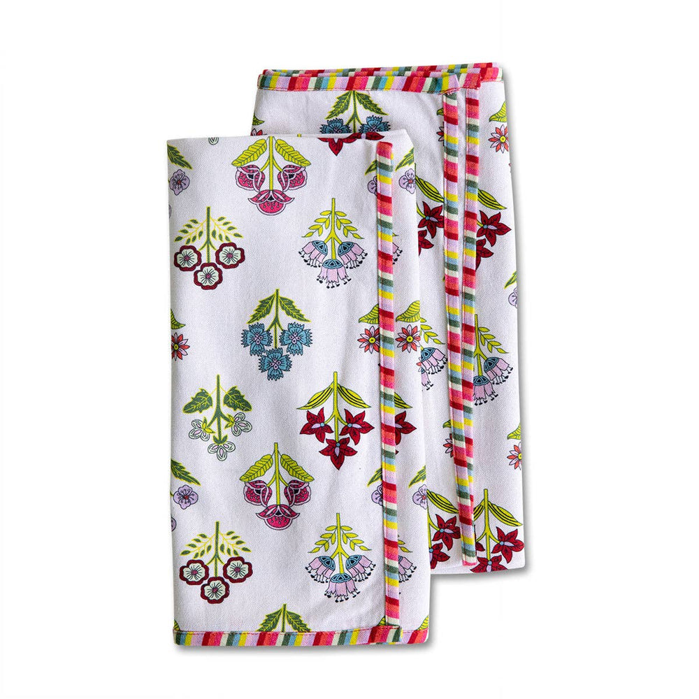 Elenna Floral Dish Towels Set of 2