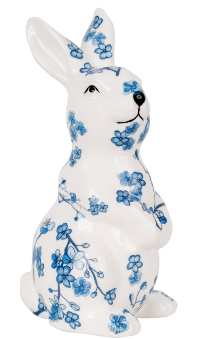 Baby Blue and White Bunny