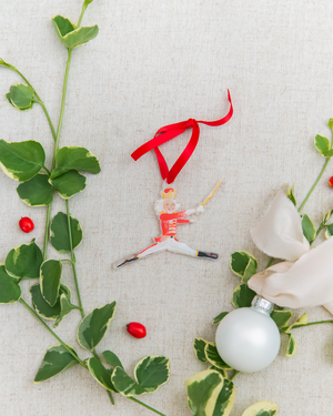 Classic Nutcracker Watercolor Ornament