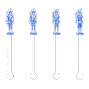 
                  
                    Grandmillennial Nutcracker Watercolor Acrylic Stir Sticks
                  
                