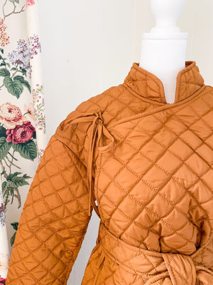
                  
                    Caramel Wrap Puffer Coat
                  
                