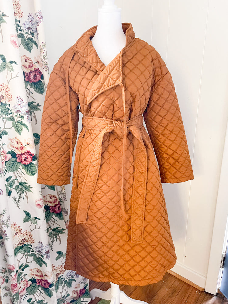 
                  
                    Caramel Wrap Puffer Coat
                  
                