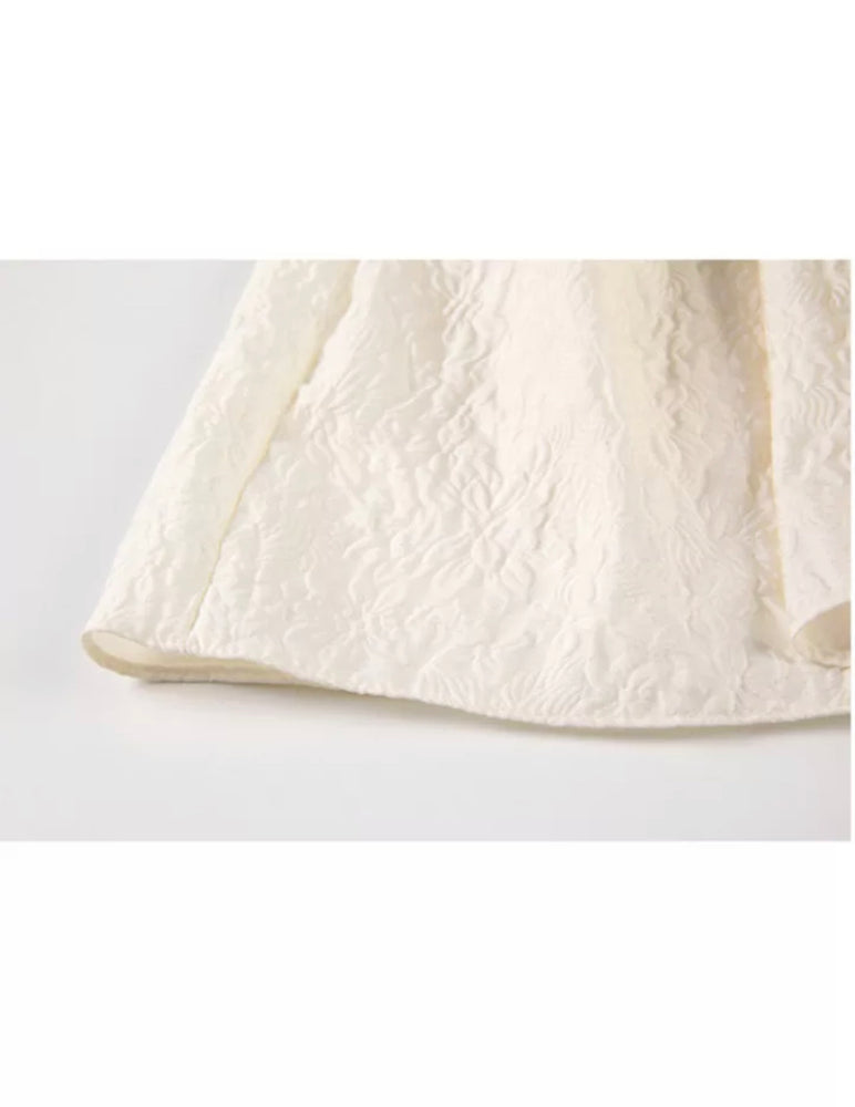 
                  
                    Pre-Order Ivory Jacquard Dress
                  
                
